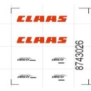 Decals Claas Disco 3600