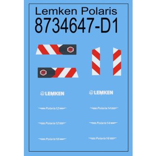 Decals Lemken Polaris