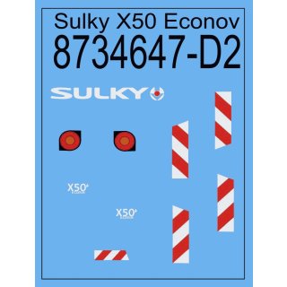 Decals Sulky X50 Econov
