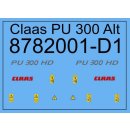 Decals Claas PU 300 alt