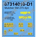 Decals Seppi M Mulcher SM 275 dyn