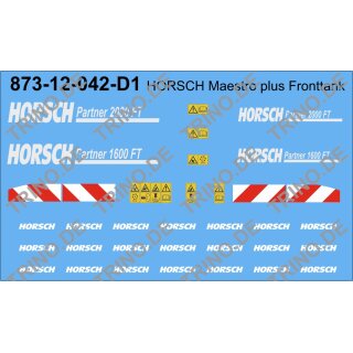 Decals Horsch Maestro 8 RX
