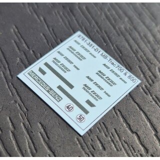 Decals MB-Trac 700/800