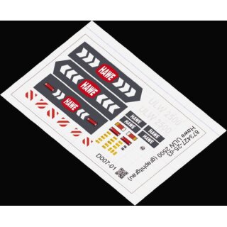 Decals Hawe ULW 2500 (ggrau)