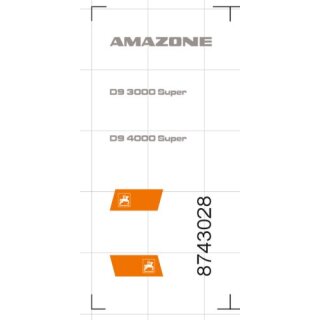 Decals Amazone d9 3000/4000